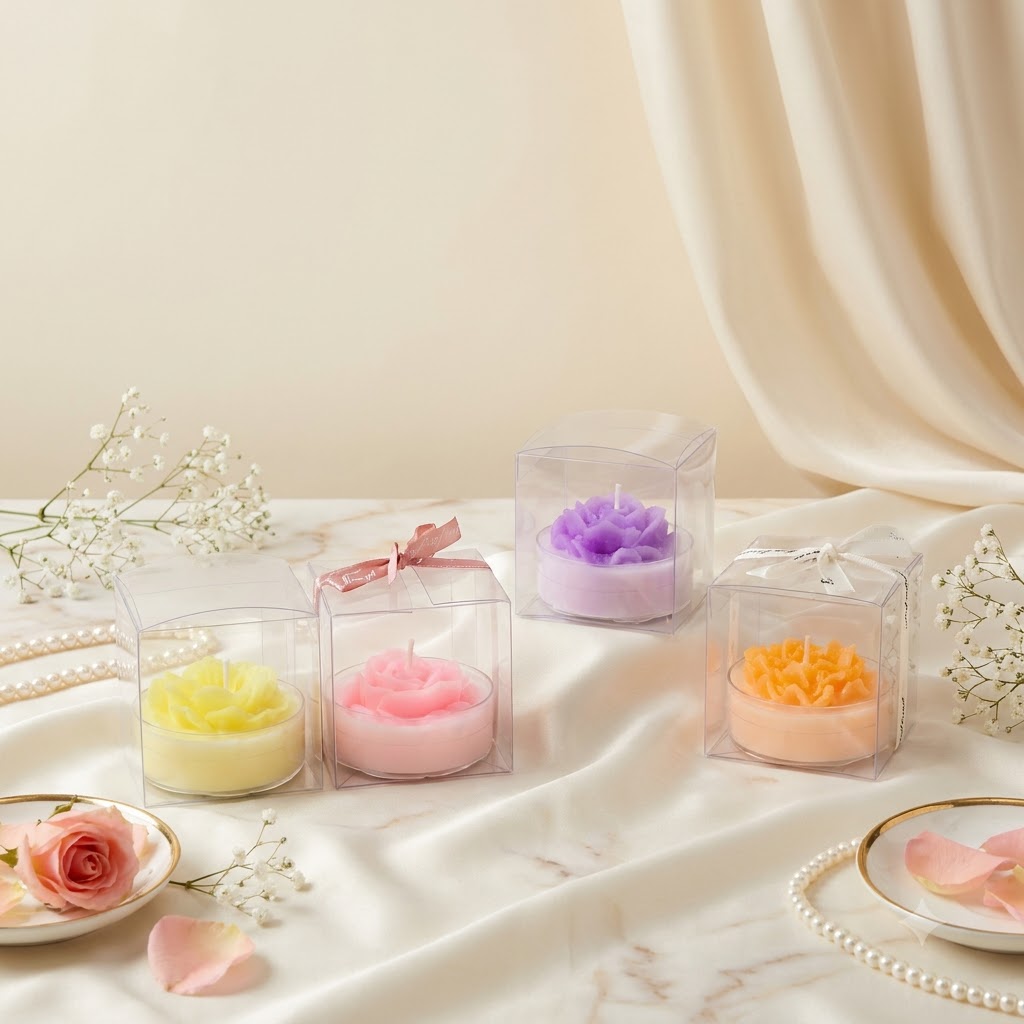Nến tealight nhựa D6H2 Hoa